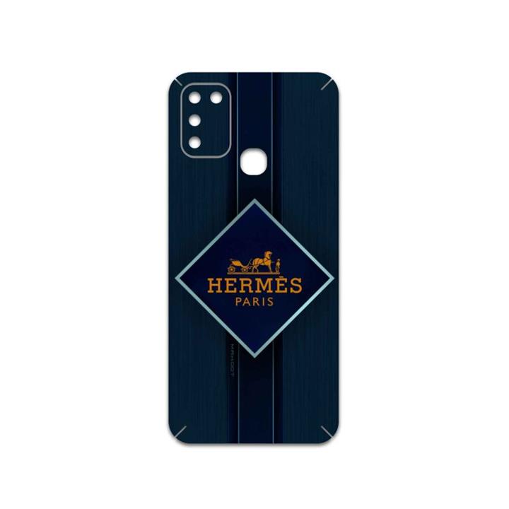 برچسب پوششی ماهوت مدل Hermes-Logo مناسب برای گوشی موبایل اینفینیکس Hot 11 Play MAHOOT Hermes-Logo Cover Sticker for Infinix Hot 11 Play